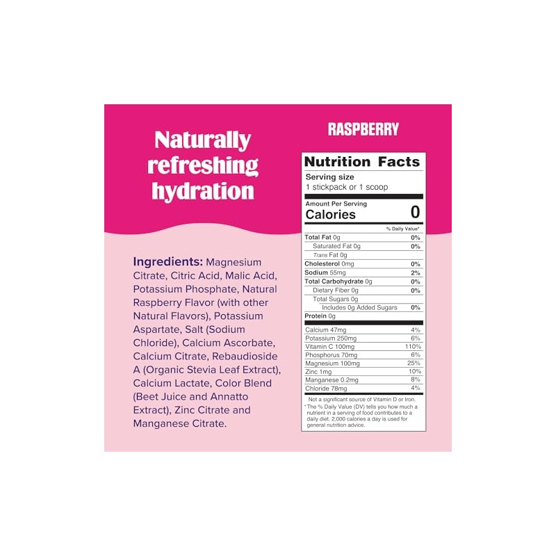 Ultima Replenisher, Raspberry, 90-Serving, 10.2 Ounce