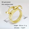 Newstyle WON 18K Gold Plated Knot Ring - Stylish &