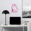 Decal Stickers of Hands Held in Prayer S (Pink) (Set