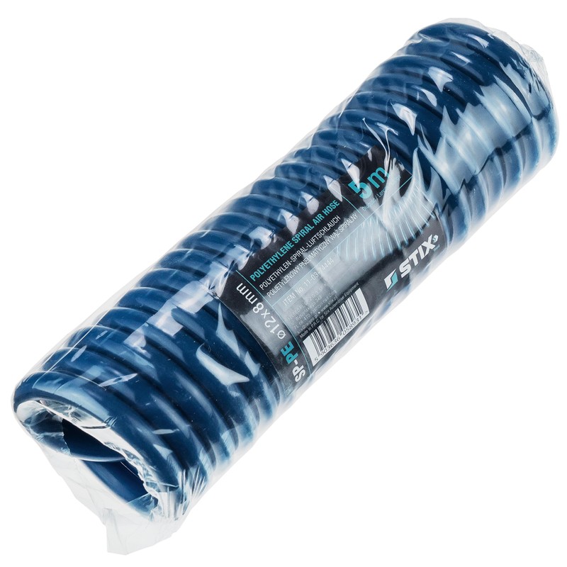 Compressed Air Hose SP-PE 5 m, Flexible Spiral Hose Diameter