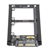 Dual Msata SSD to 2.5inch SATA III Adapter 6Gbps Supports