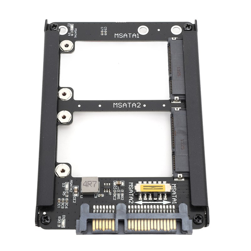 Dual Msata SSD to 2.5inch SATA III Adapter 6Gbps Supports