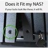 Designz3D NAS Hard Drive Replacement Key Compatible with Synology (2-Pack),