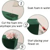 Lyellfe 2 Pieces Floral Foam Cage, Rectangular Flower Foam Holder,