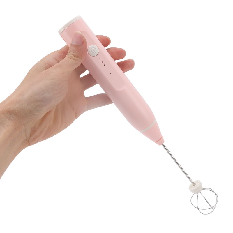 Mini Electric Stirrer Cordless Multifunction Electric Eggbeater with 2 Eggbeater