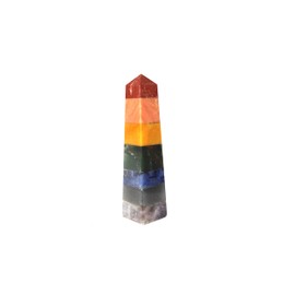 Jet International A ++ Chakra Bonded Tower Obelisk Jumbo Wand Energized Charged Cleansed Programmed Pure Genuine Stick Free Brochure Crystal Therapy Balancing Energy Reiki Image is Only