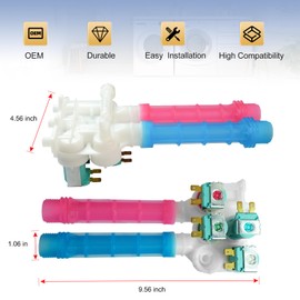 134637810 Washer Water Inlet Valve by D.I.Accessa OEM -Replacement for Ken-more Crosley Electrolux Washing Machine Replaces 134637800, 7134637800, 7134637810, 1482877, AP4368791, PS2349248