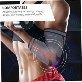 FOMIYES 1pair Elbow Support Sleeve for Women Breathable Elbow Protector for Sports for Tennis Weightlifting Yoga Reducing Pain and Swelling