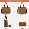 Canvas Tote Bags for Women Waterproof Crossbody Purse Large Capacity