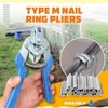 Nail Ring Pliers for Fencing | Wire Animal Cage Clips