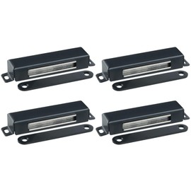 Mooche 4PACK Cabinet Magnets, Magnetic Door Catch 30KG Cupboard Door Magnets, Stainless Steel Heavy Duty Cabinet Drawer Magnet Latches for Kitchen Wardrobe Closet Closure