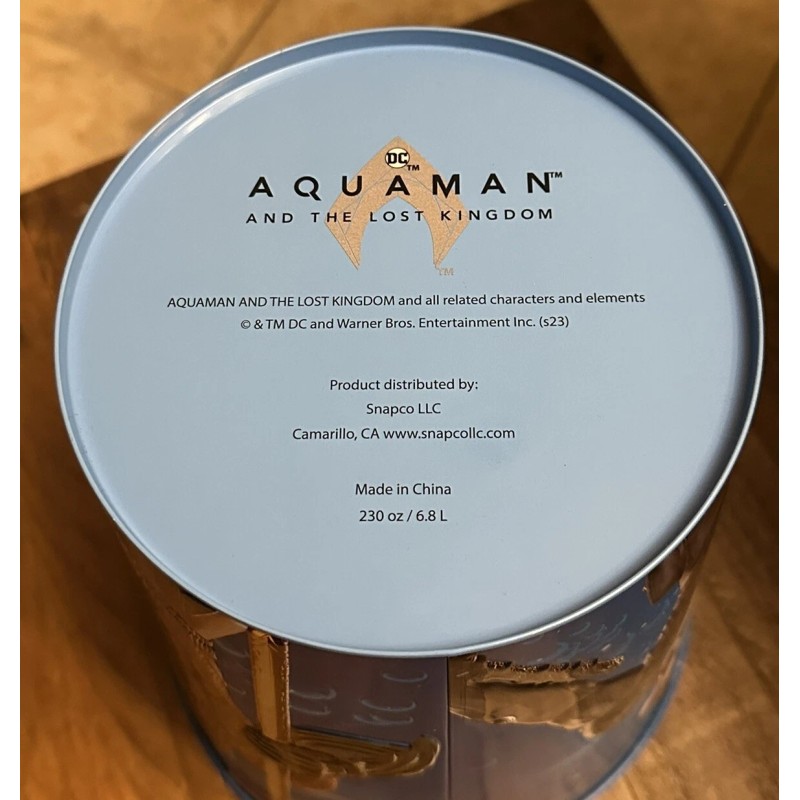 Aquaman And The Lost Kingdom Collectible Popcorn Tin Bucket DC