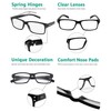 Eyekepper Eyekepper 5 Pack Reading Glasses for Men Spring Hinges