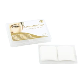 Schlepflid Tape® Double-Sided "Size S - Girl Size" 128 Pairs (256 Pieces) - Eyelid Lifting Without Surgery Eyelid Strips Against Slip-on Eyelids (24-Hour Hold, Waterproof, Skin-Friendly)