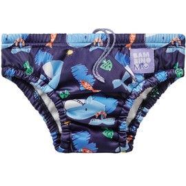 Bambino Mio, Revolutionary Reusable Swim Nappy Pant for Babies and Toddlers, Boys and Girls, Squeak, 6-12 Months