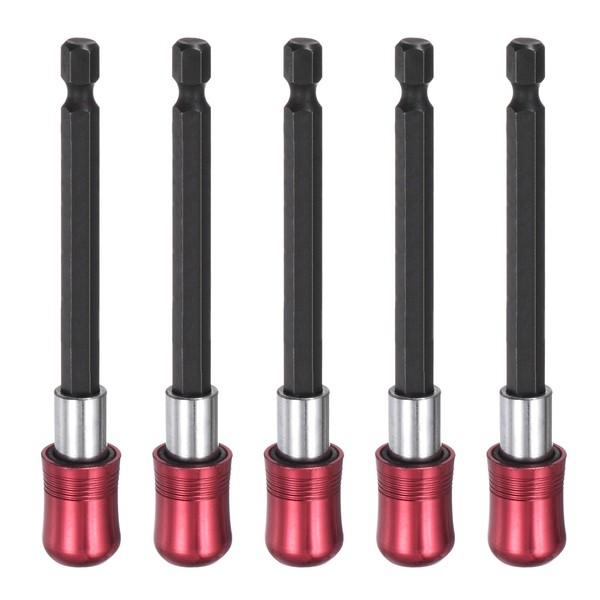 HARFINGTON 5pcs Magnetic Extension Chuck Adapter 4" 1/4 Inch Hex