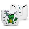 Golf Mallet Kawaii Magnetic Putter Cover Premium Embroidered PU Leather