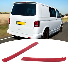 Rear Bumper Reflector 1 Pair Rear Left Right Red 7E0945105 for T5 T6 2012-2016, Popular