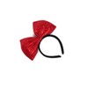Beavorty Sequin Hair Hoop with Big Bowknot Design Comfortable Headband