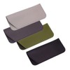 GSHLLO 4 PCS PU Leather Slip in Glasses Eyeglasses Case