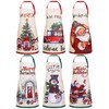 Bencailor 6 Pcs Christmas Aprons with Pockets Adjustable Xmas Kitchen