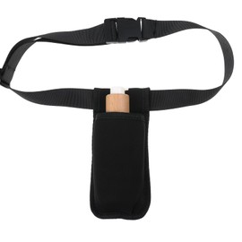ElevateTech Massage Bottle Bag Lotion Oil Waist Holder Organizer Therapist Holster Adjustable Durable Black Portable Storage Pouch Belt Hanging Easy Access Accessories Gifts 1Pcs