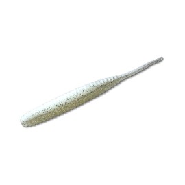 deps Worm Death Adder 6" White & Clear/Silver Flake #31
