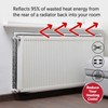 Radiator Insulation Reflective Foil - 5m x 60cm Heat Reflector