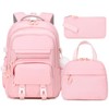 GeeWin Pink Backpack for Girls, School Bags for Girls, Bookbag