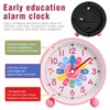 Kioiner Children's Alarm Clock, Silent Non Ticking Analog Quartz Alarm