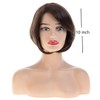 Beweig Short Brown Wig for Women Short Bob Hair Wig