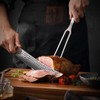 Carving Fork Stainless Steel Outdoor Barbecue Fork 30cm Barbecue Meat