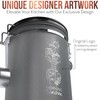 CafetastiQ Coffee Canister - New 2024 Extra Large 38OZ Beans/