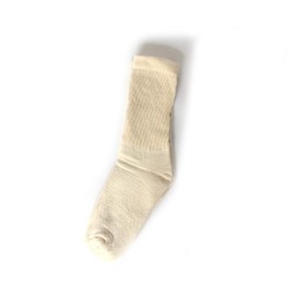CottonAcres Organic Socks Natural Color, Regular Crew (Medium)