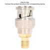 10Pcs RF Coaxial Adapter Cable Connector SMA Female to BNC