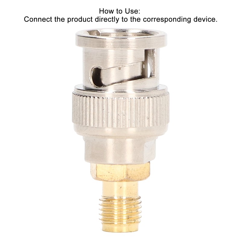 10Pcs RF Coaxial Adapter Cable Connector SMA Female to BNC