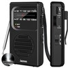 Jazmm Portable Radio AM FM,Battery Operated Radio with 3W Large