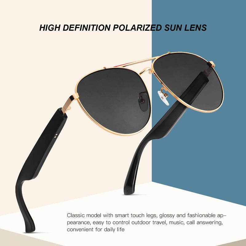 Smart BT Glasses Prevent Blue Light IP65 Waterproof Multifunctional Wireless