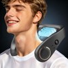 KJXIC Bladeless Wearable Neck Fan - Powerful Portable AC Cooler