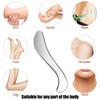 Stainless Steel Muscle Scraper Tools, Gua Sha Massage Scraper Scraping