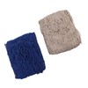 2pcs Fish Net Decoration Cotton Soft Comfortable Mediterranean Style Beige