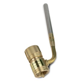 HCPRO BLAZE HCBZT1 Mapp Gas Torch, Propane Single Burner Torch Head 360° Rotatable Nozzle, Plumbing Torch Flame Adjustable Fuel by Propane Mapp Map-Pro Gas, High Intensity, Brass Pressure Regulator