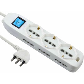 Electraline Extension Lead, white, 62038