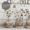 Tijuboni Farmhouse Shower Curtain Cotton Flowers Shower Curtains for Neutral