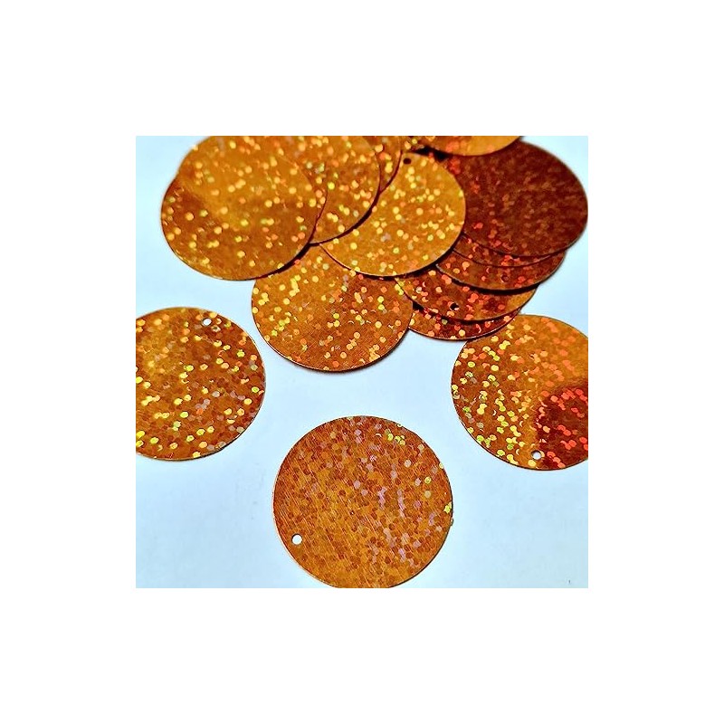 MajorCrafts 30mm 30g 130pcs Holographic Large Round PVC Sequins with