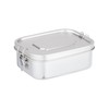 Relaxdays Stainless Steel Lunch Box Leak-Proof Airtight Lunch Box for