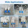 Pressure Washer Dual Turbo Nozzle 2mm Hole 4‑6GPM 4000PSI Pressure