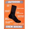 Men's Weatherproof Wool Blend All Purpose Outdoor Crew Socks 4