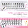 Ready-to-Use Eyelash Fans, 9D-D-0.07-12, Ready-to-Use Fan Eyelash Extensions, 0.07 Volume