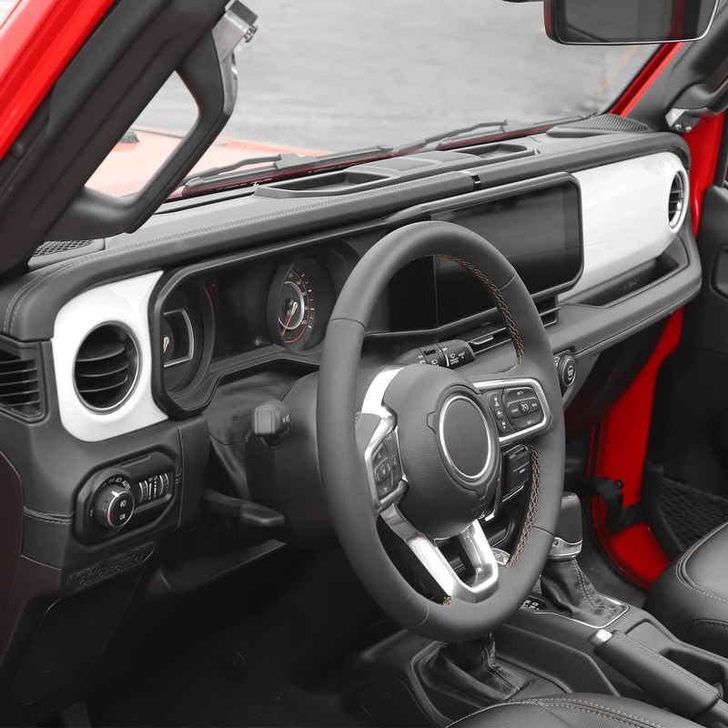 RT-TCZ Center Console Trim Cover Dashboard Control Panel Cover Decorative